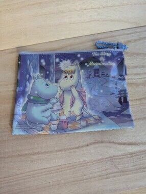 Moomin Snorkmaiden Zip Pouch - Pastel Blue & Lavender